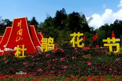 井岡山各景點的路線地圖