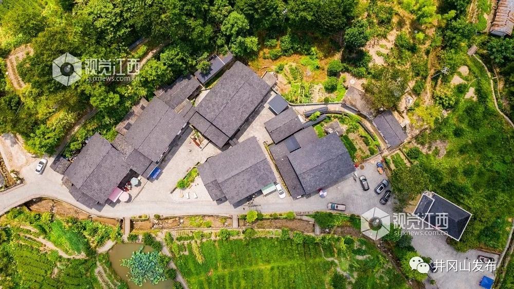 航拍革命圣地井岡山