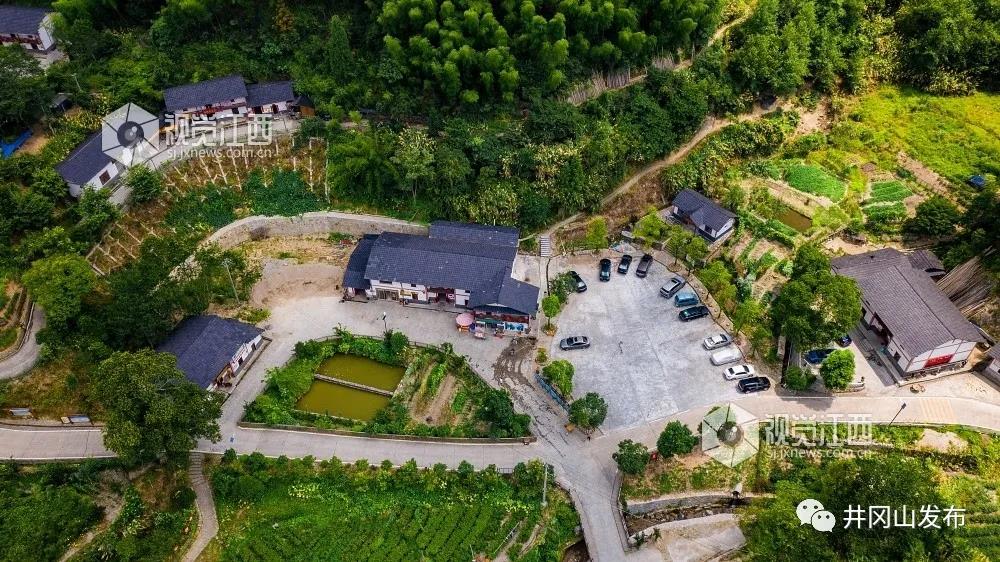 航拍革命圣地井岡山